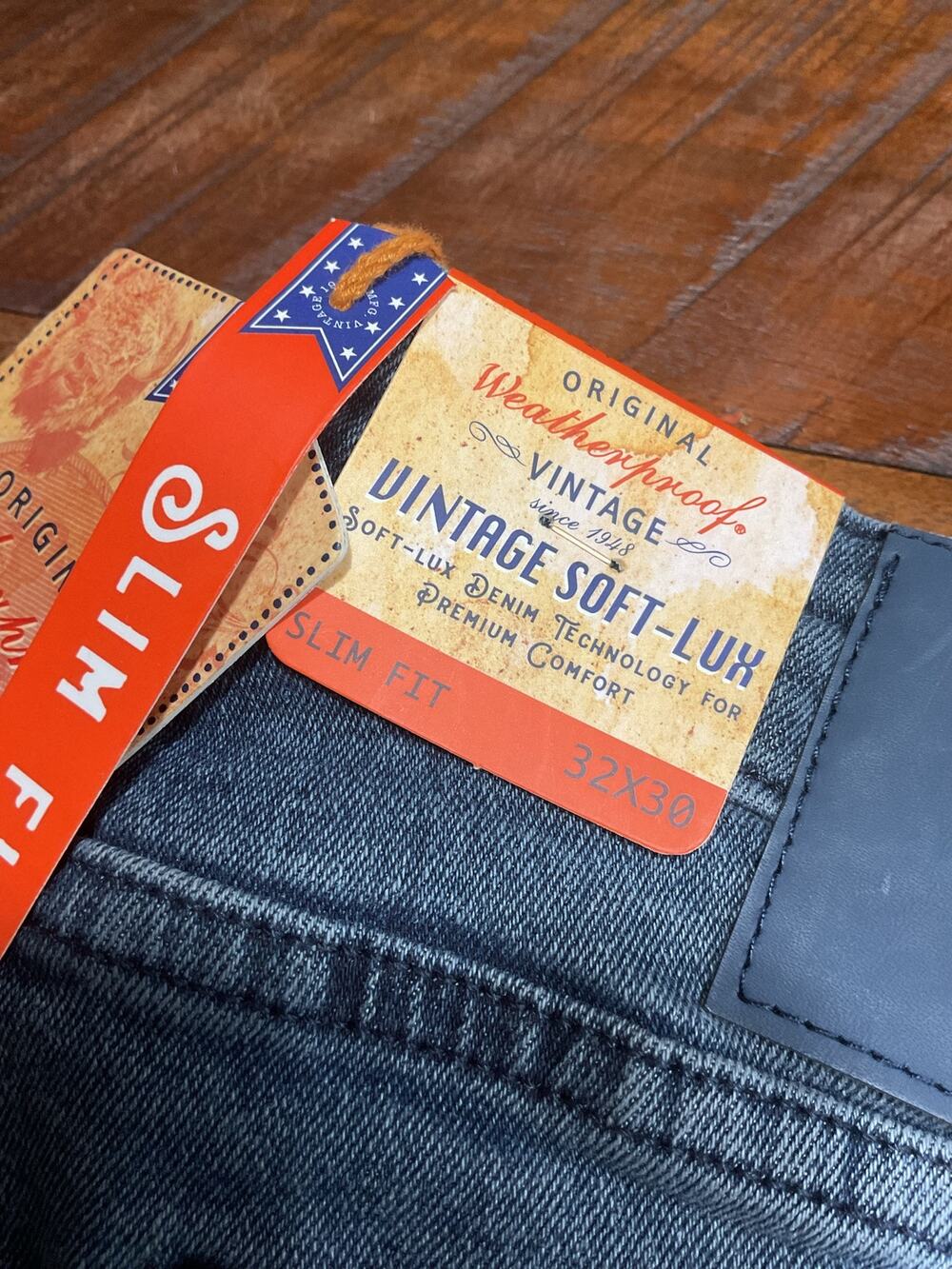 Weatherproof Vintage Slim 30x30 NWT Jeans